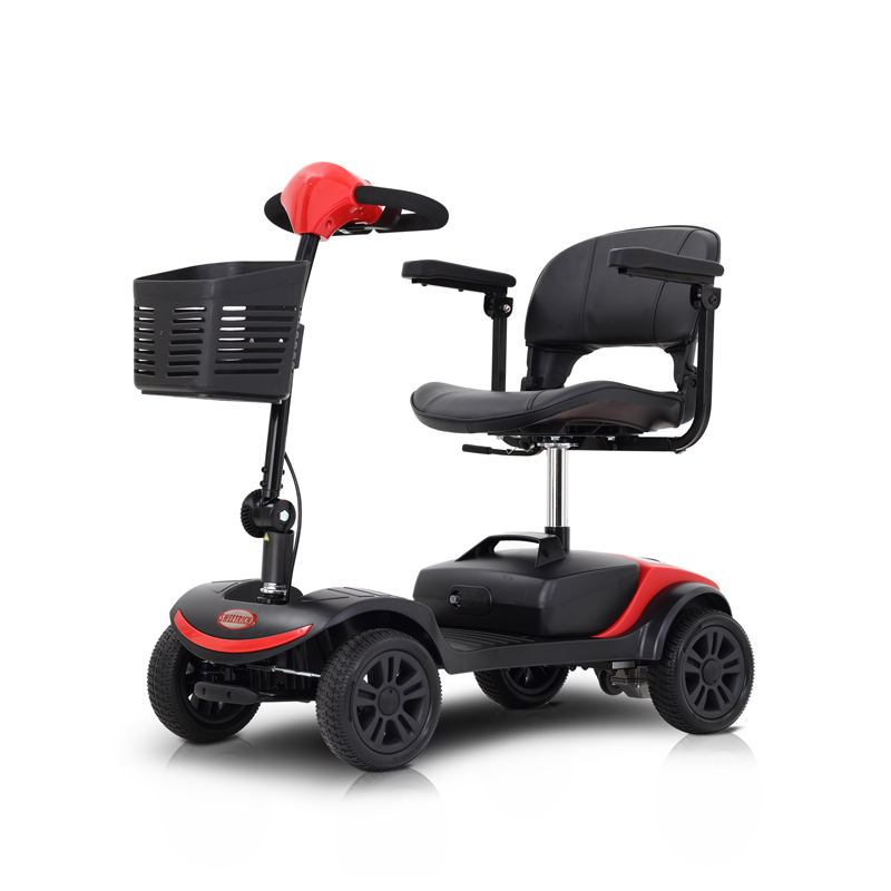 S1 Lite Rehabilitation Therapy Supplies Foldable Lightweight Travel Electric Mobility Handicapped Scooter