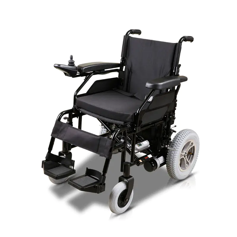 Foldable power wheelchairs