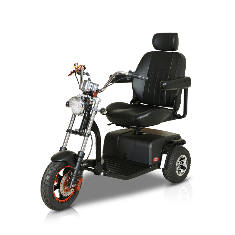 Portable 3 Wheel Scooter | Sweetrich Shock Absorbing Three-Wheel Mobility Scooter