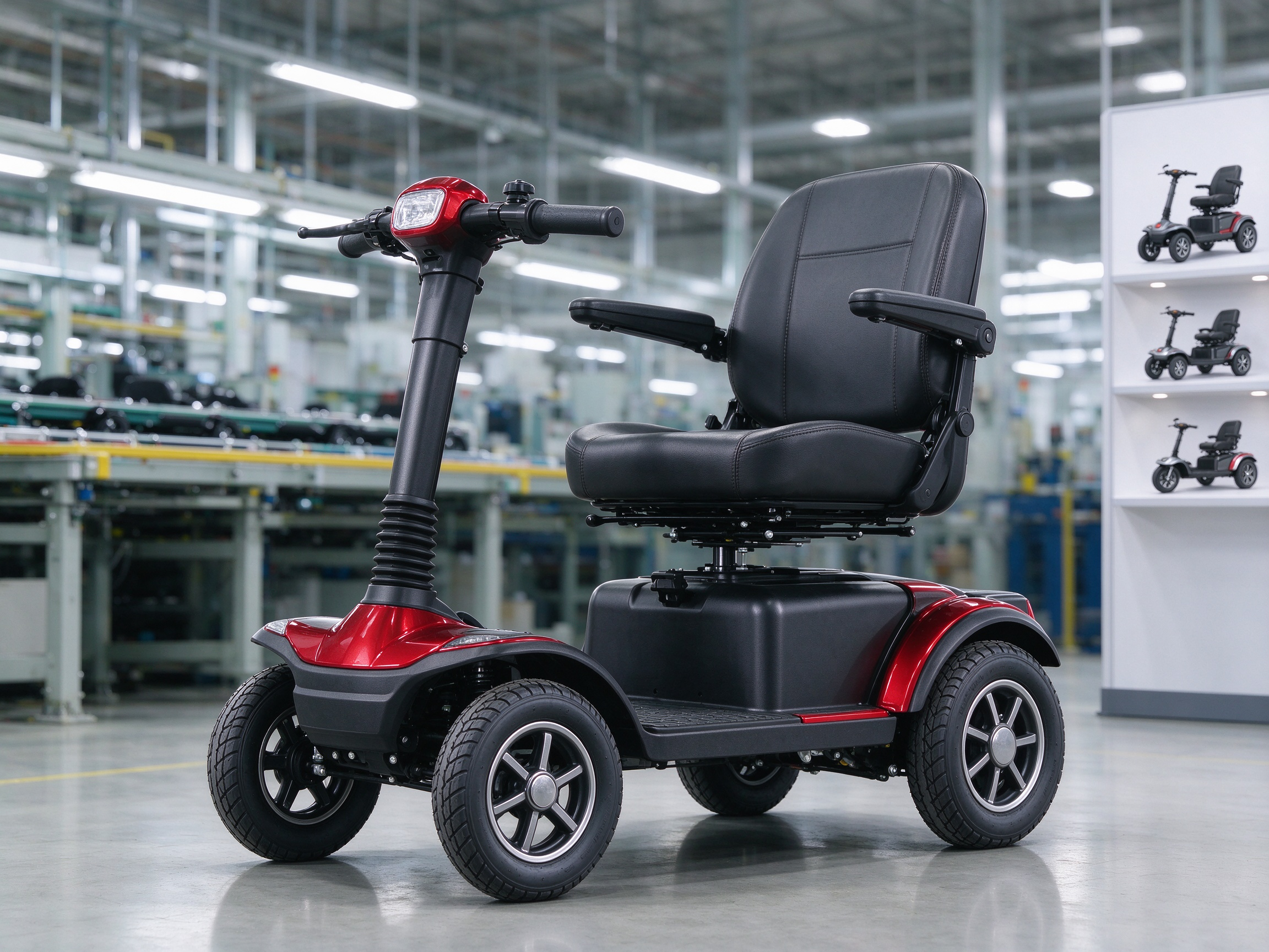 Reliable Mobility Scooter Manufacturers 4-Wheel Electric Motor